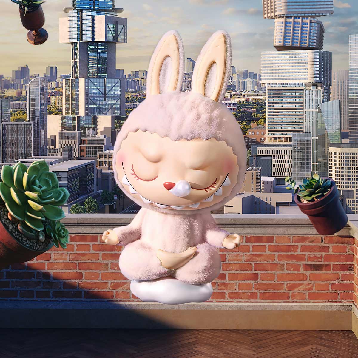 Labubu - Lazy Yoga