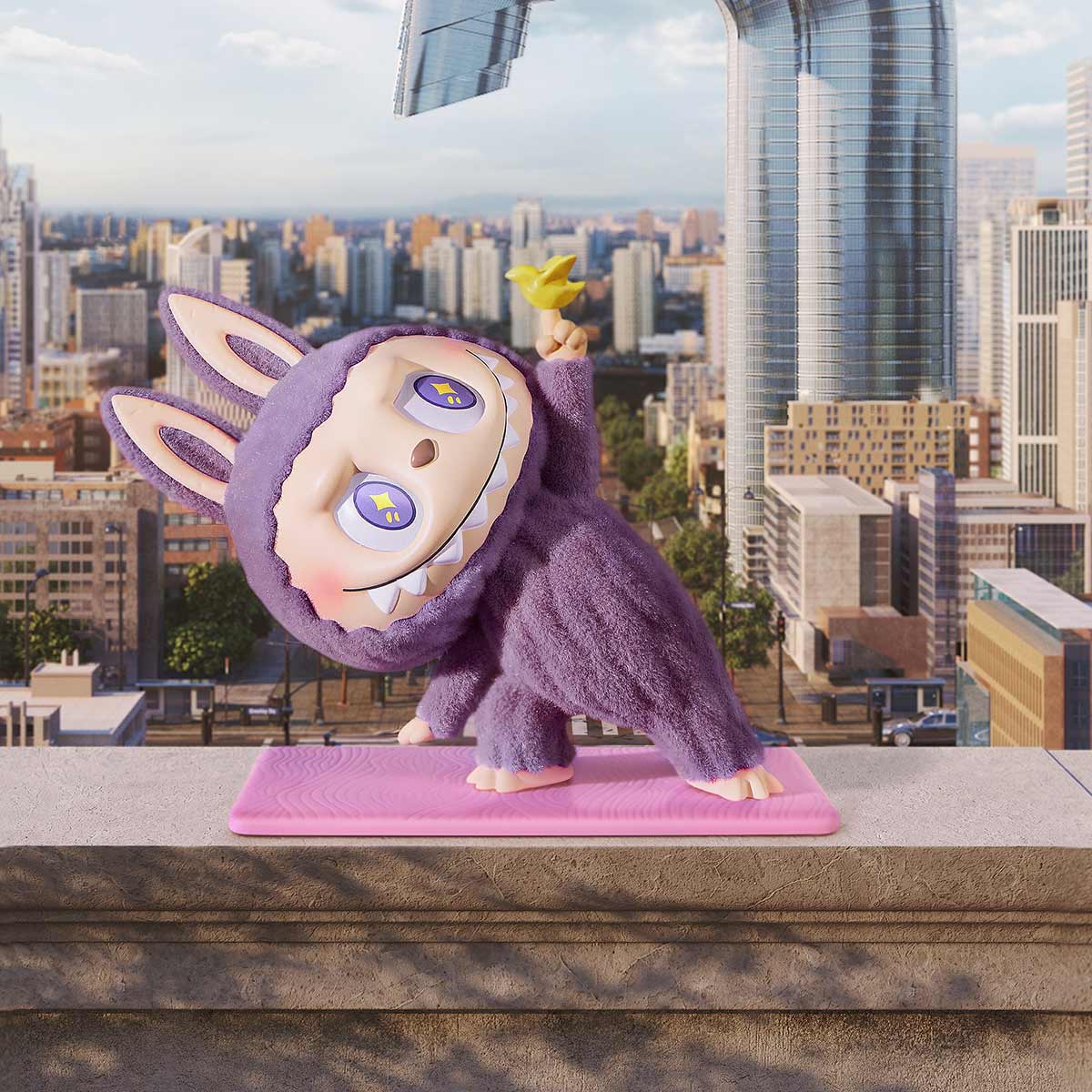 Labubu - Lazy Yoga